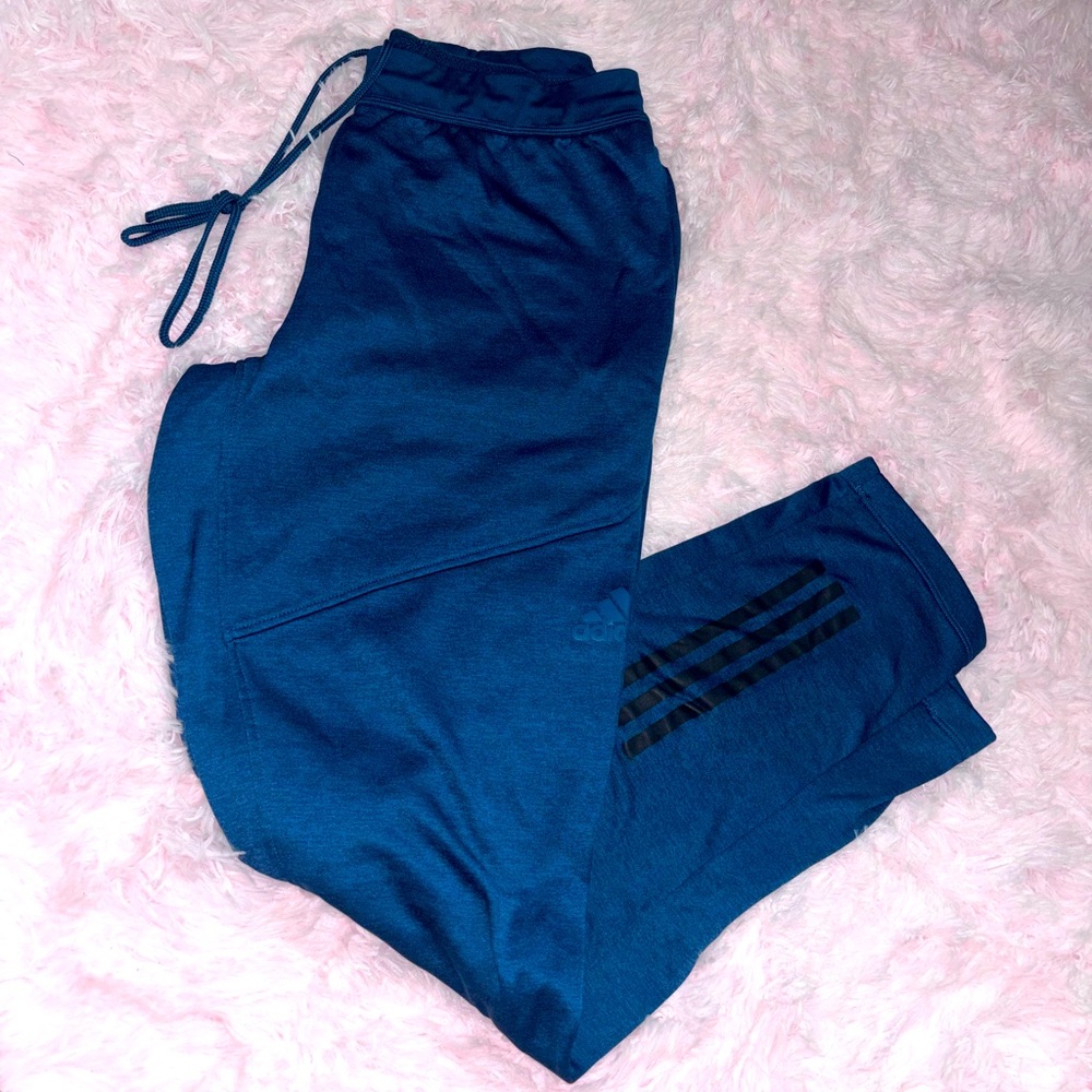 $15 Adidas Blue Jogger Pants with Logo